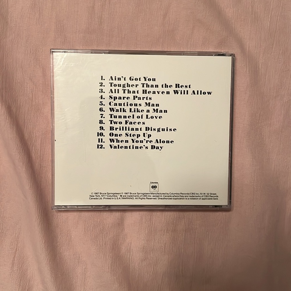 Bruce Springsteen Tunnel Of Love CD Classic Album - Picture 4 of 4